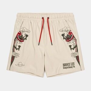SP x Bruce Lee 'King Of Kung Fu' Men's Hybrid Shorts (Sz L)